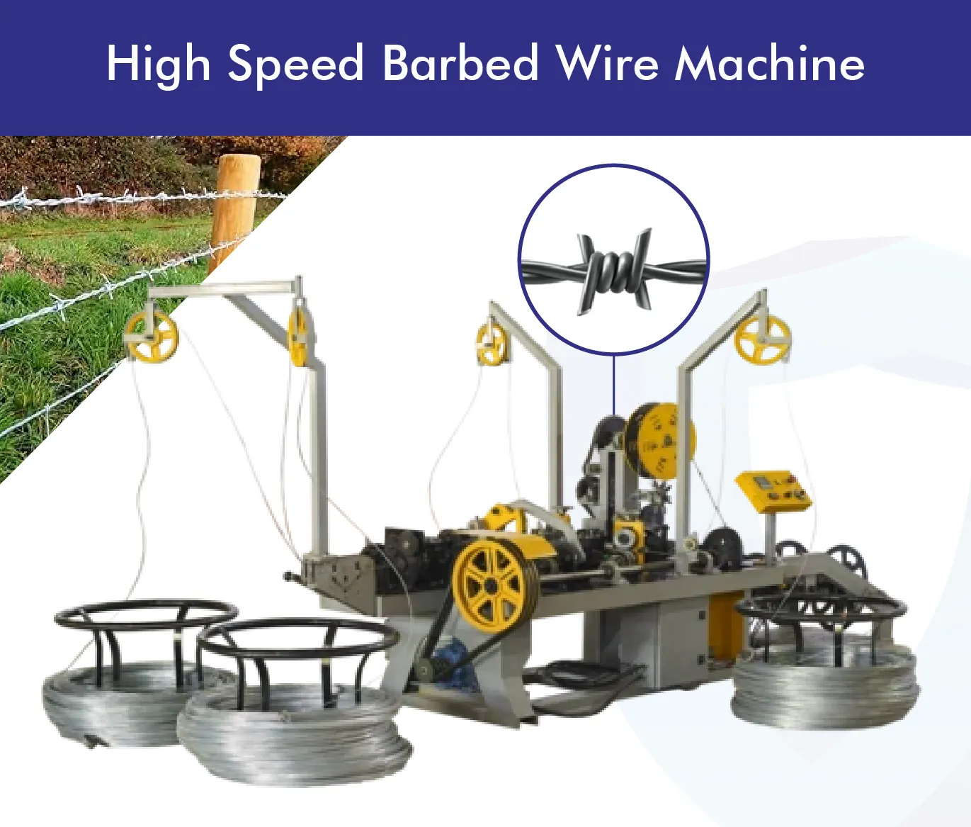 High-Speed-Barbed-Wire-Making-Machine